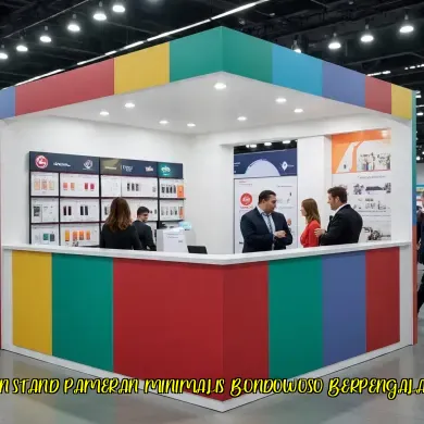 desain stand pameran minimalis bondowoso berpengalaman